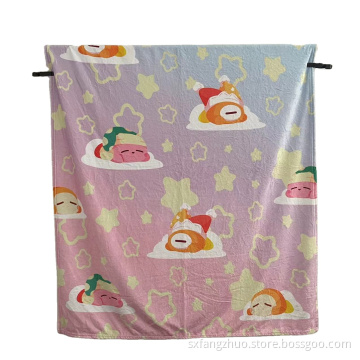 easy care pink princess print sublimated blanket